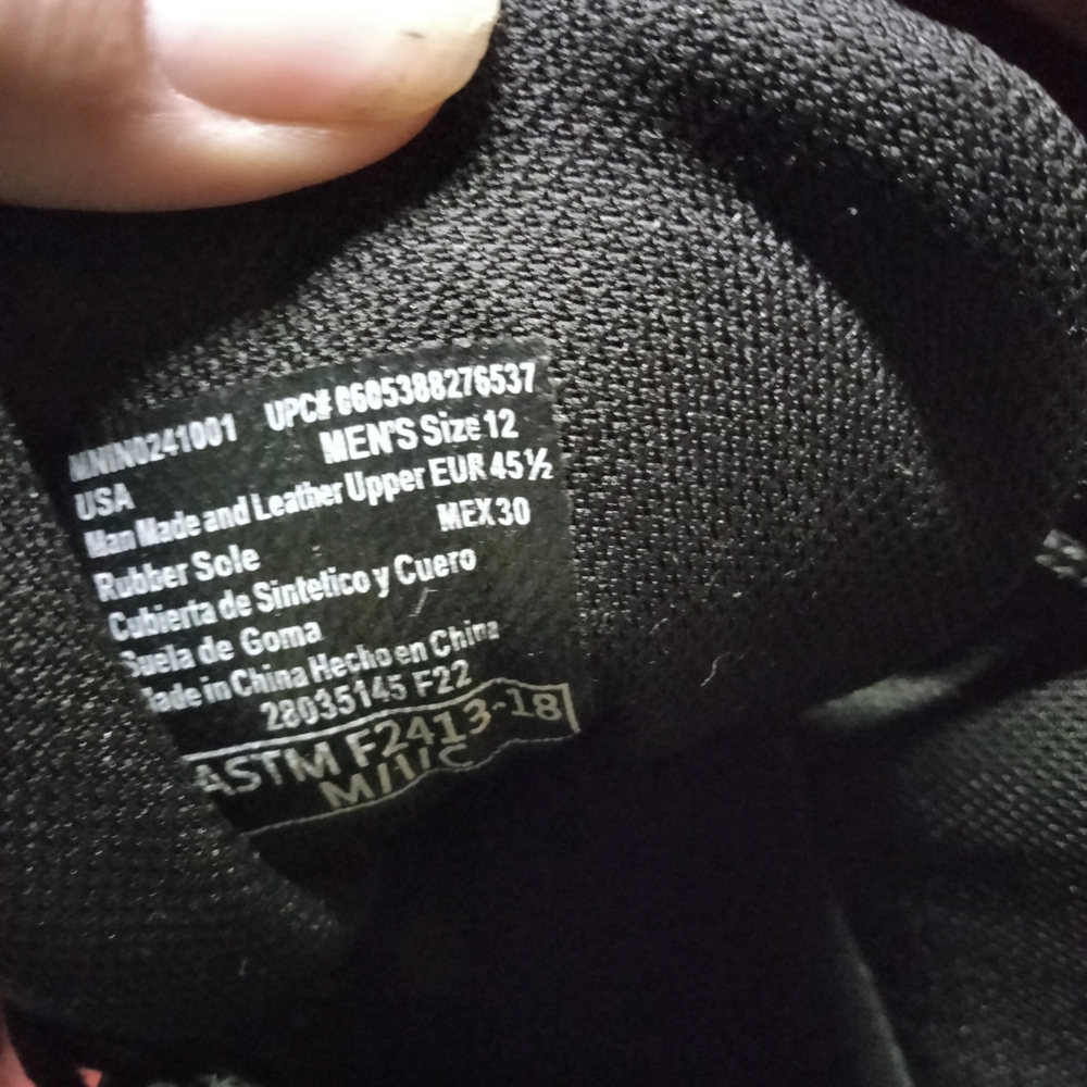 Black Tactical Boots - Picture 8 of 9